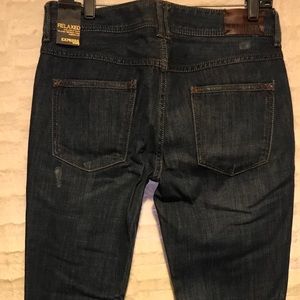 NWT Express low rise relaxed crop jeans